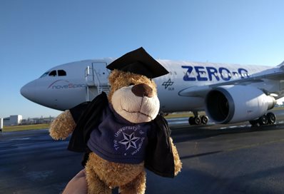 Captain Bright One and Zero-g test aircraft