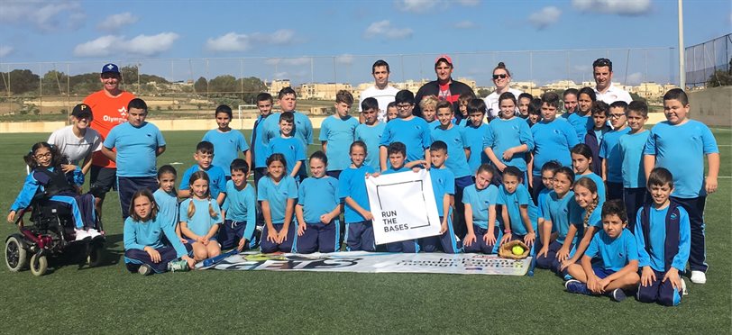 Run the Bases with Maltese students