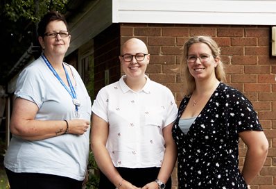 Sarah Lewis-Tullet with Hannah Griffiths and Stephanie Mott