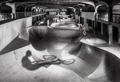 The Source underground skatepark interior
