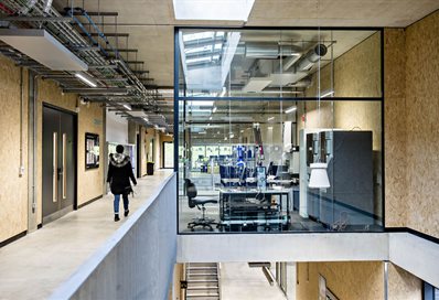 Advanced Engineering Building interior view