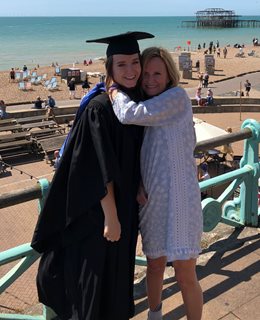 Amie Beaumont and her mum Samantha