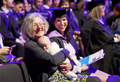 Graduate and grandmother