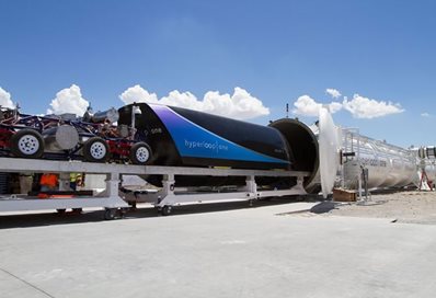 Hyperloop One in tube