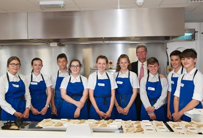 MP Stephen Lloyd with Cavendish 'Masterchefs'