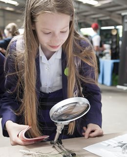 Student at World Wildlife Trust at Arundel