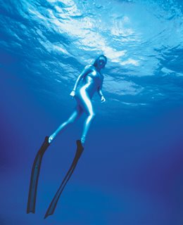 Tanya Streeter freediving