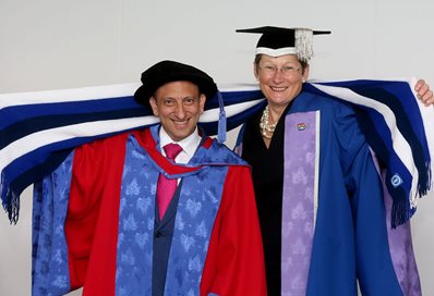 Tony Bloom and VC Debra Humphris