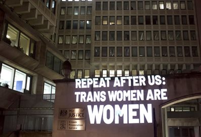 Trans-women are women too projection