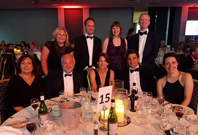 University of Brighton staff at the Brighton and Hove Business Awards