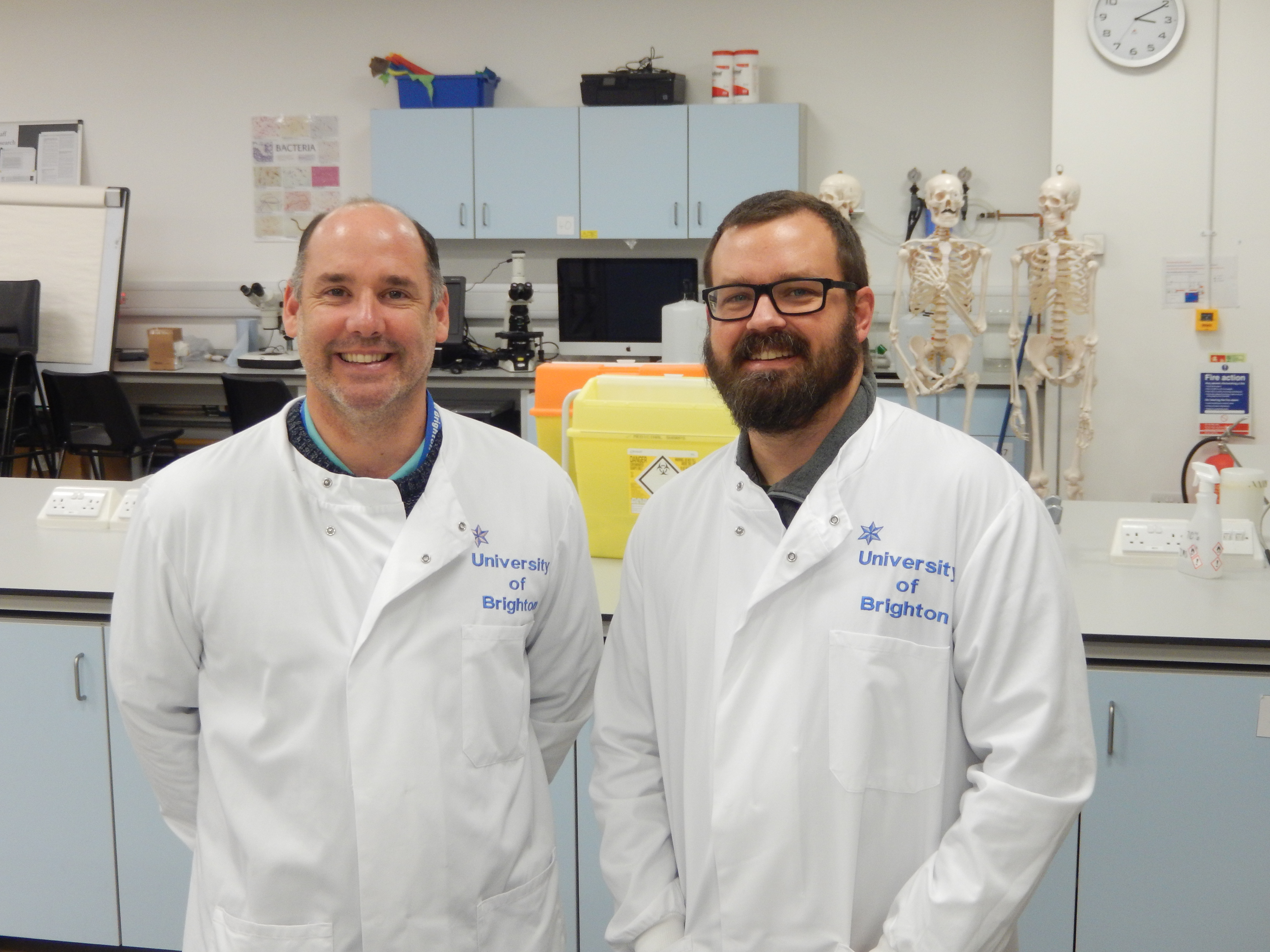 Dr Neil Crooks and Dr Angelo Pernetta