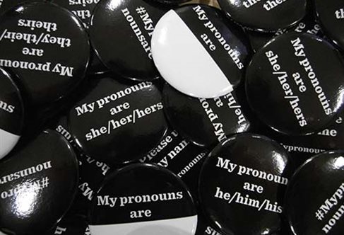 My Pronouns Are badges