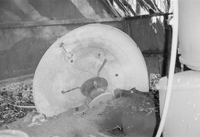 Photo of broken satellite dish by Jacob Clayton