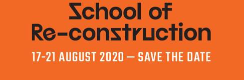 School of Re-construction event logo