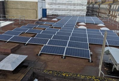 Solar panels at Grand Parade