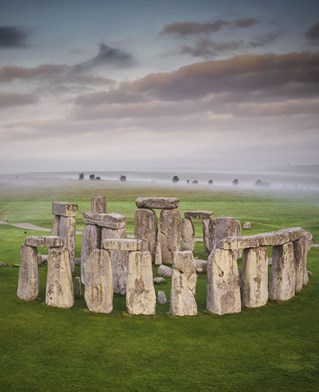 Stonehenge in landscape (c) English Heritage credit Andre Pattenden