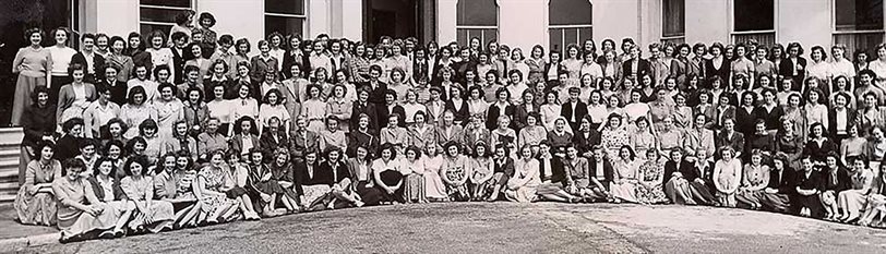 Students at Brighton Municipal Training College in 1949