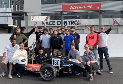 The Brighton Racing Motors team at Silverstone
