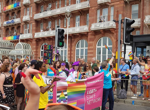 The university Pride parade