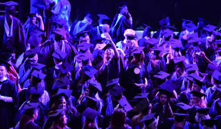 University of Brighton graduating students