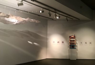 Welcome gallery exhibit, photo by Eva Eastman