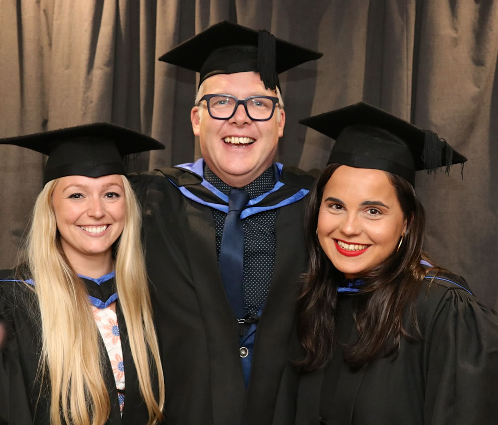 Natalie Laws, Adam Main and Niki Kourtoglou.