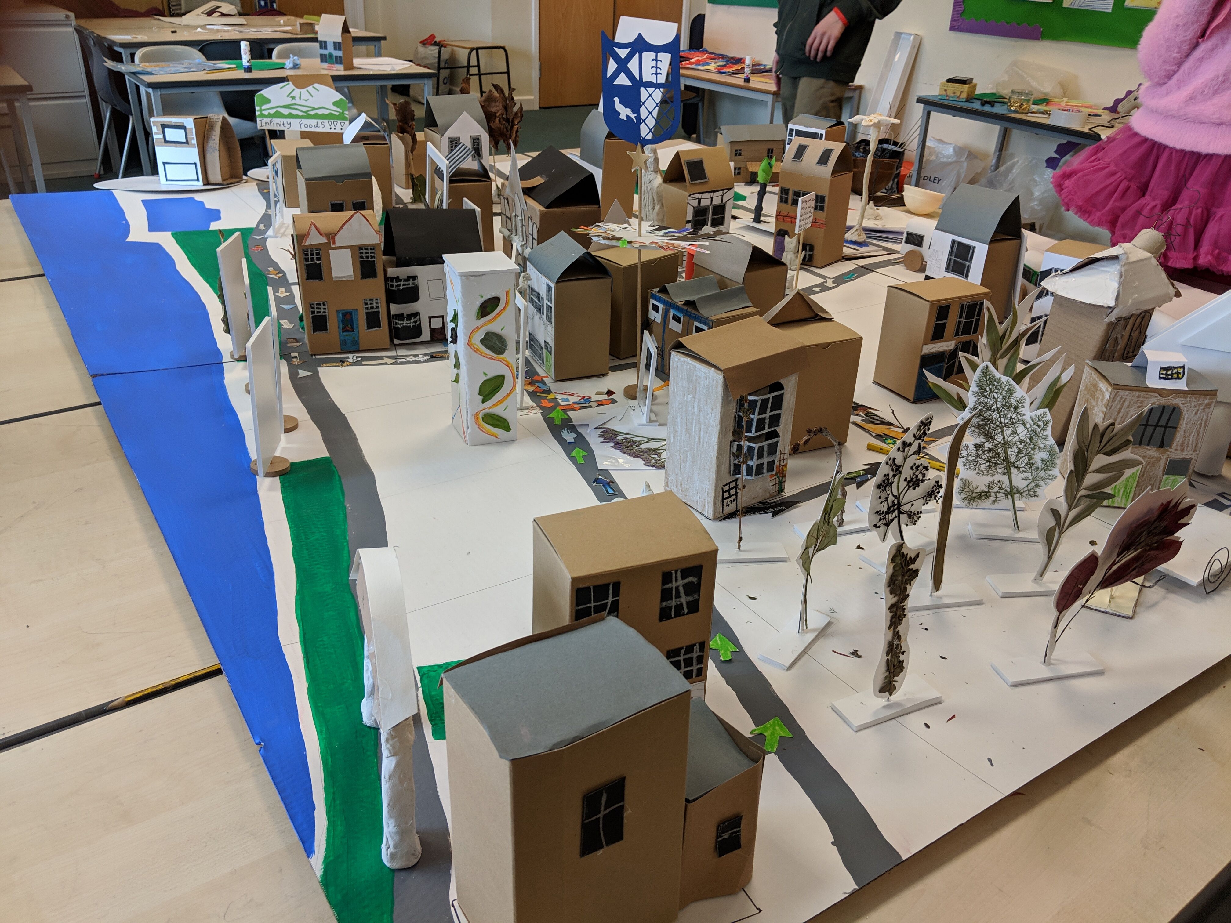 Schoolchildrens' physical map of Hove