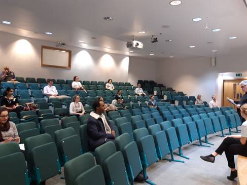 Students in the BSMS lecture theatre
