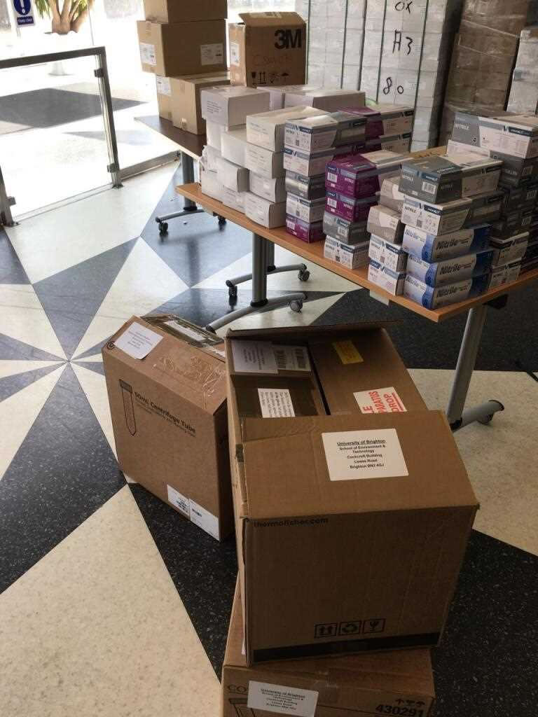 Donated safety equipment by James Ebdon