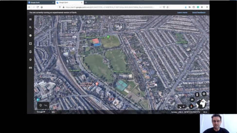 Google Earth park tour screenshot
