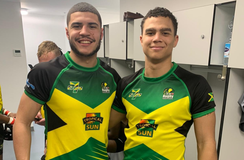 Joe Murray (left) with team mate