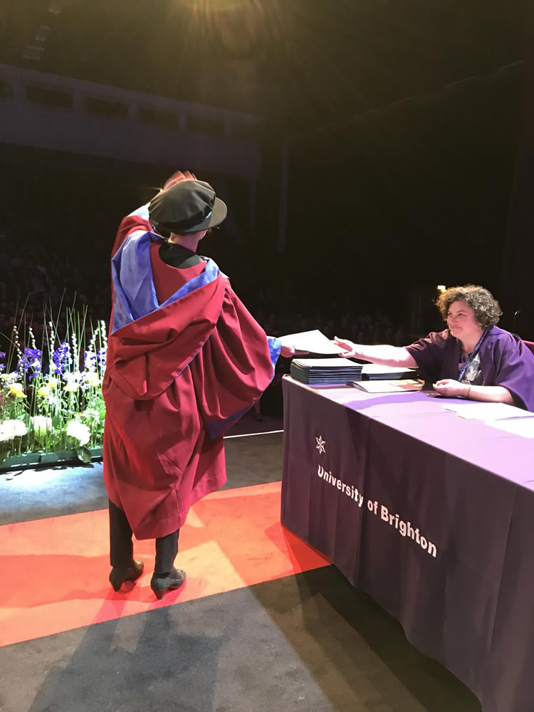 Brighton Doctoral College graduation