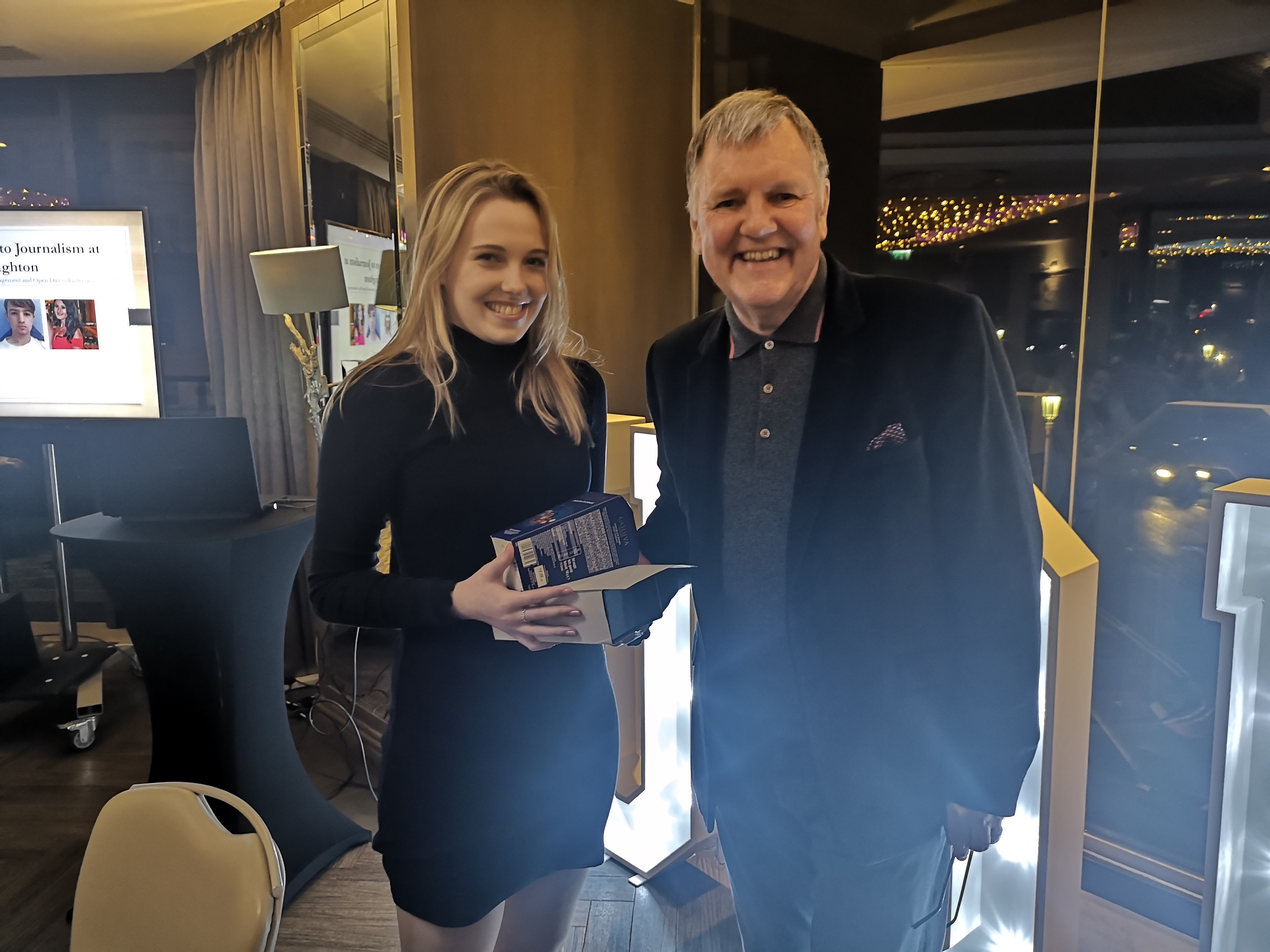 Clive Tyldesley and Zuzanna Marciniak