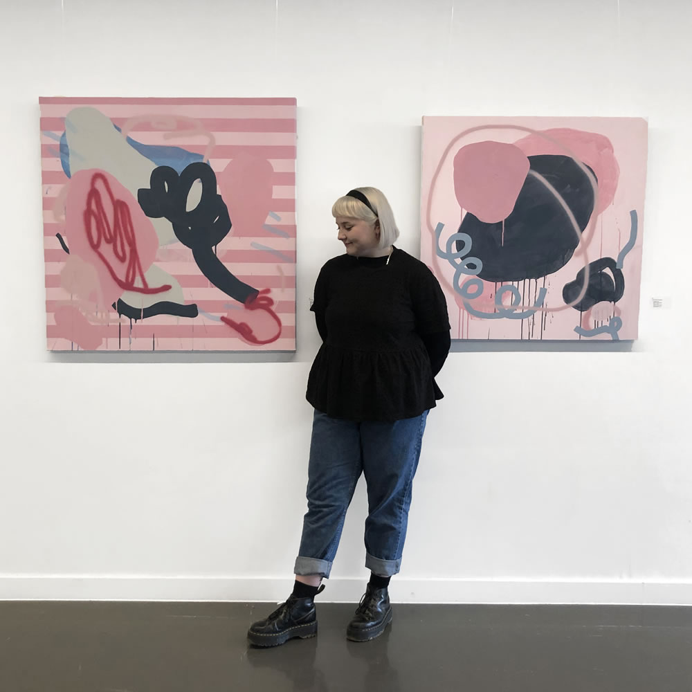 George Coll and her artwork