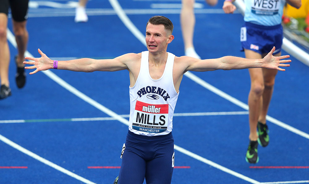 George Mills winning credit British Athletics via Getty Images