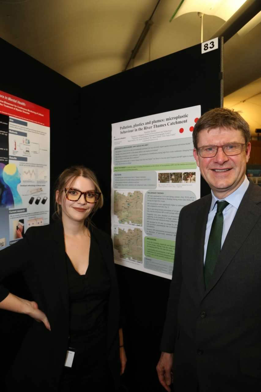 Karolina Skalska with MP Greg Clark
