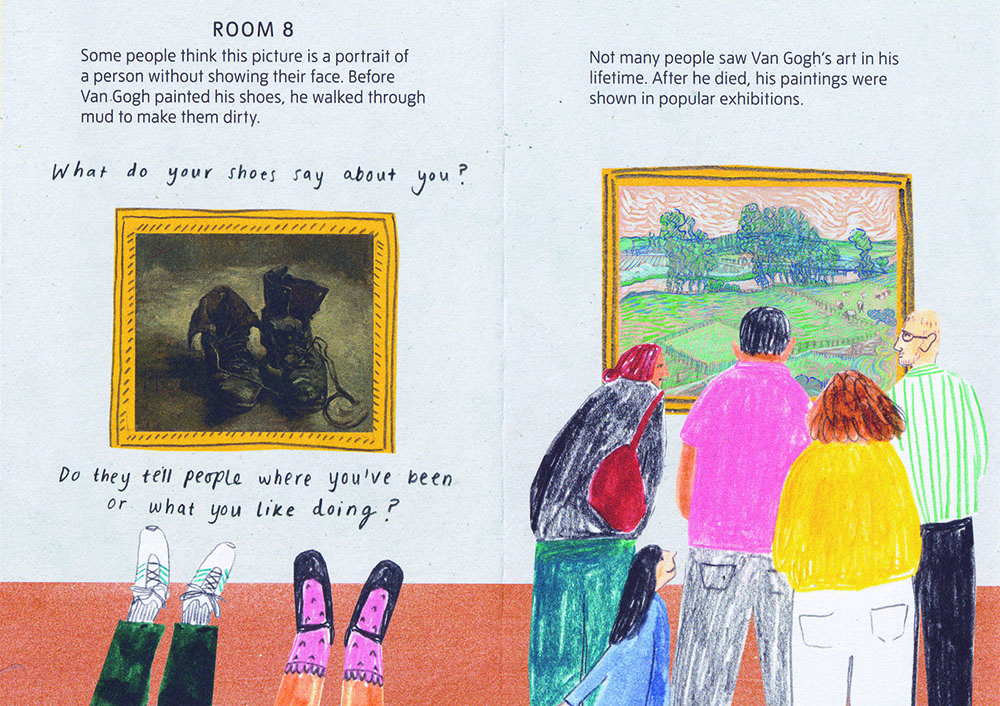 Van Gogh and Britain For Families leaflet by Lucia Vinti