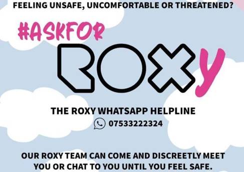 Ask for Roxy logo