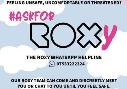 Ask for Roxy logo