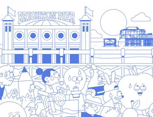 Illustration of Brighton by Dan Woodger