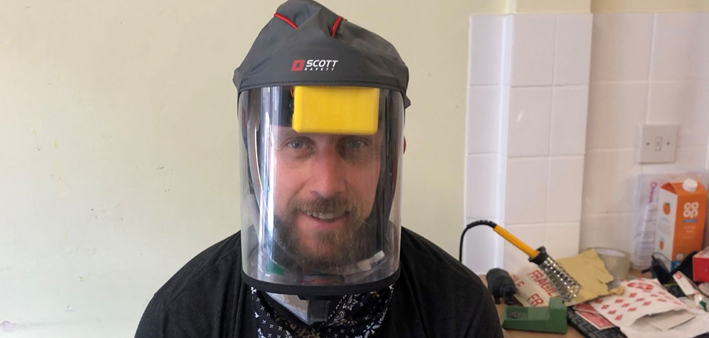 Illuminated mask for Ben winning design