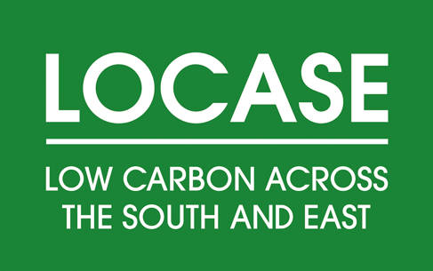 LoCASE logo: Low carbon across the south and east