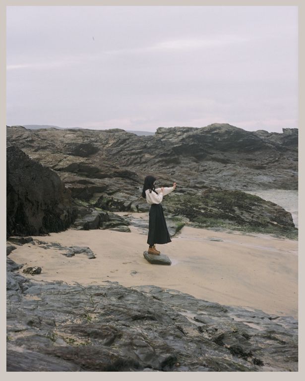 Mia Parker-Tang at Gwithian Beach