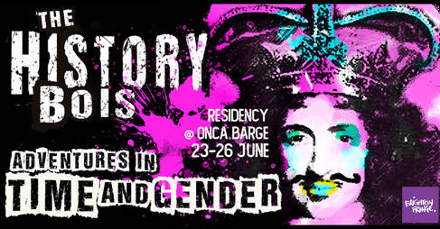 The History Bois Fringe event poster