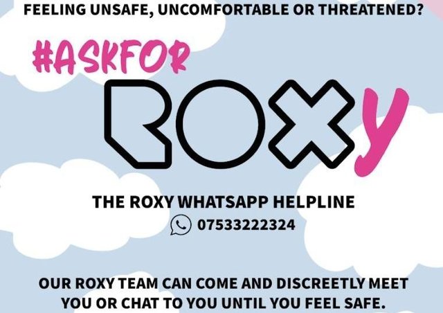 Ask for Roxy logo