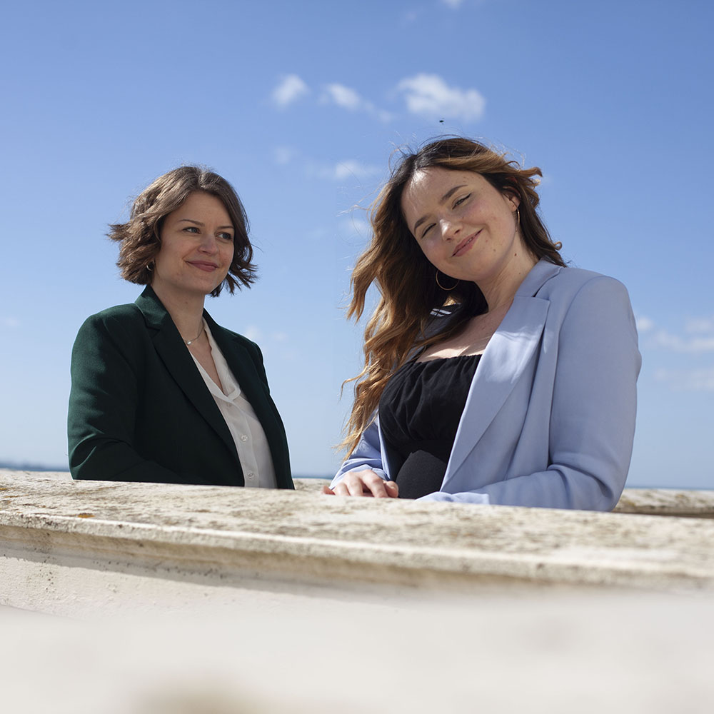 Jasmin Haefeli and Eloise Scoley March