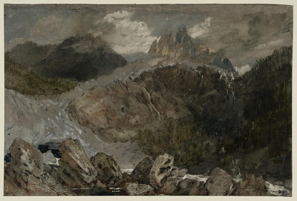 JMW Turner image of Mer de Glace - courtesy of Tate Gallery