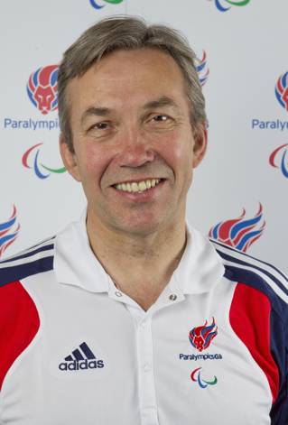 Professor Nick Webborn in ParalympicsGB polo shirt