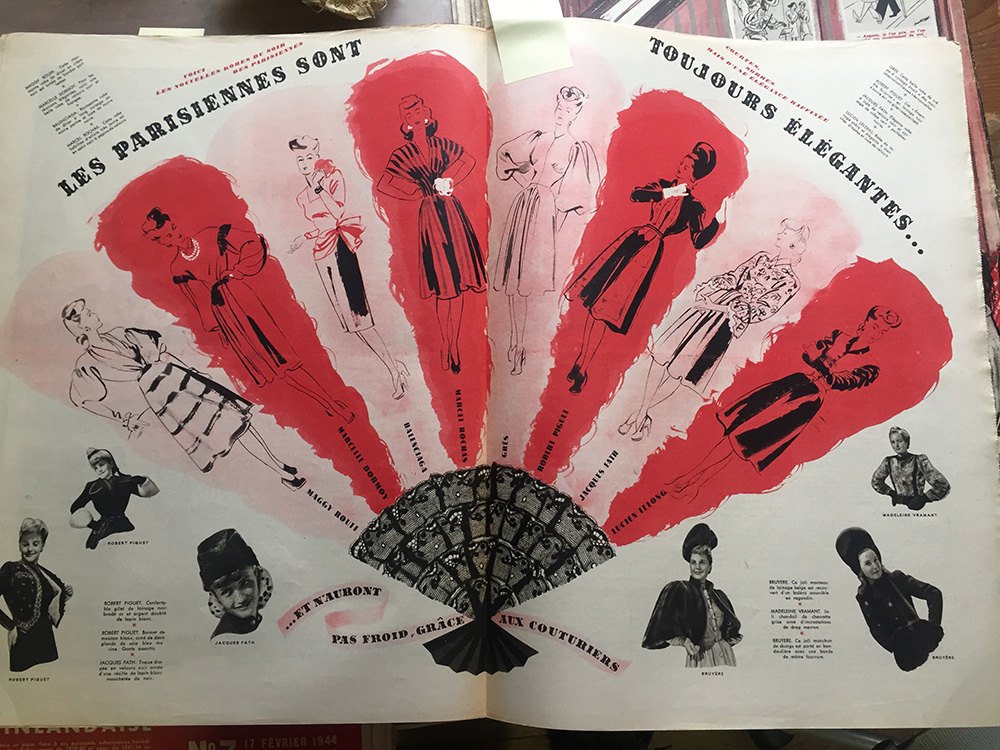 Paris fashion in WW2