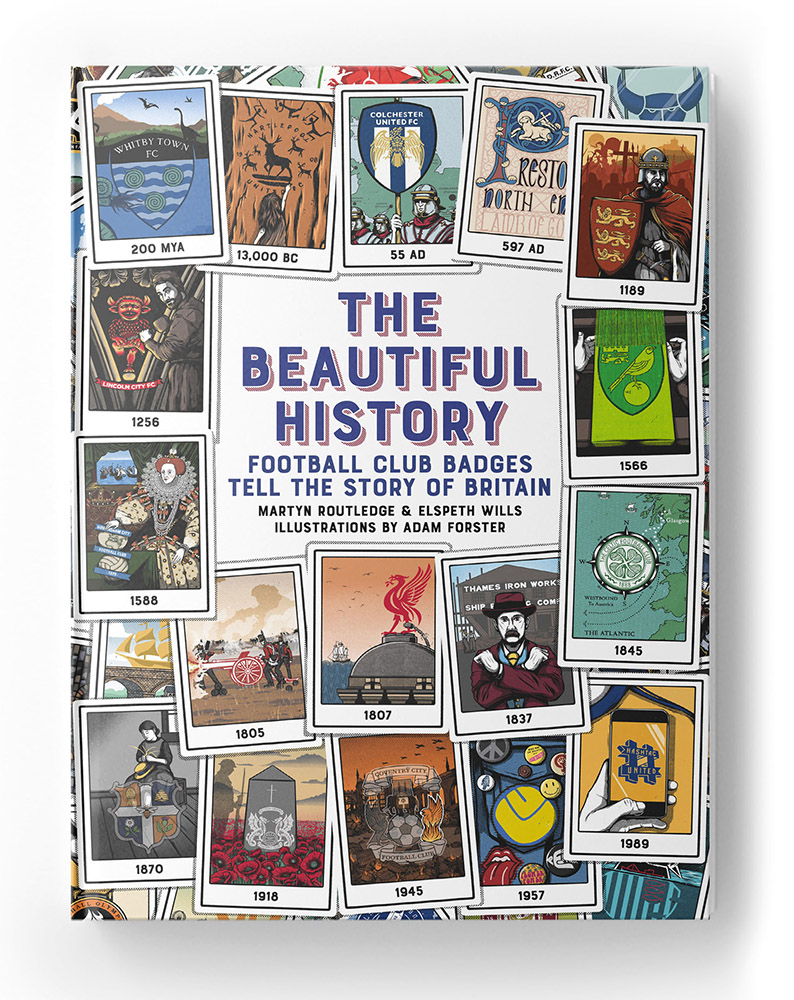 The Beautiful History book cover by Martyn Routledge